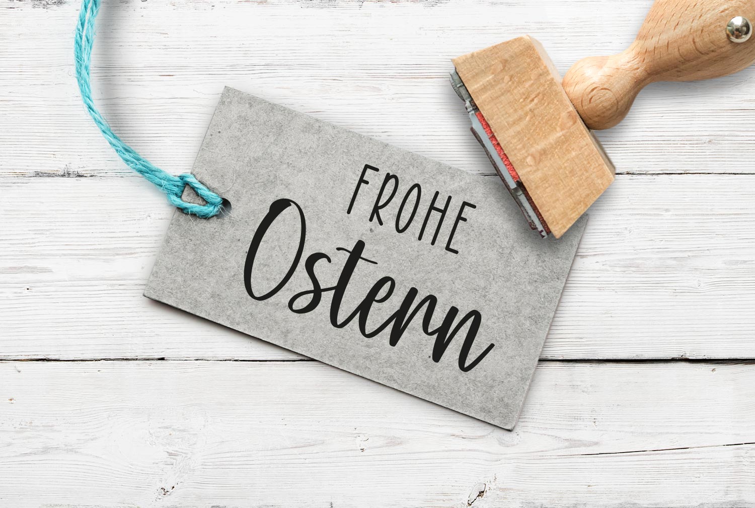 Stempel "Frohe Ostern", 50 mm