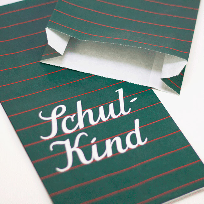 krima&isa 6 kleine Geschenktüten Schulkind