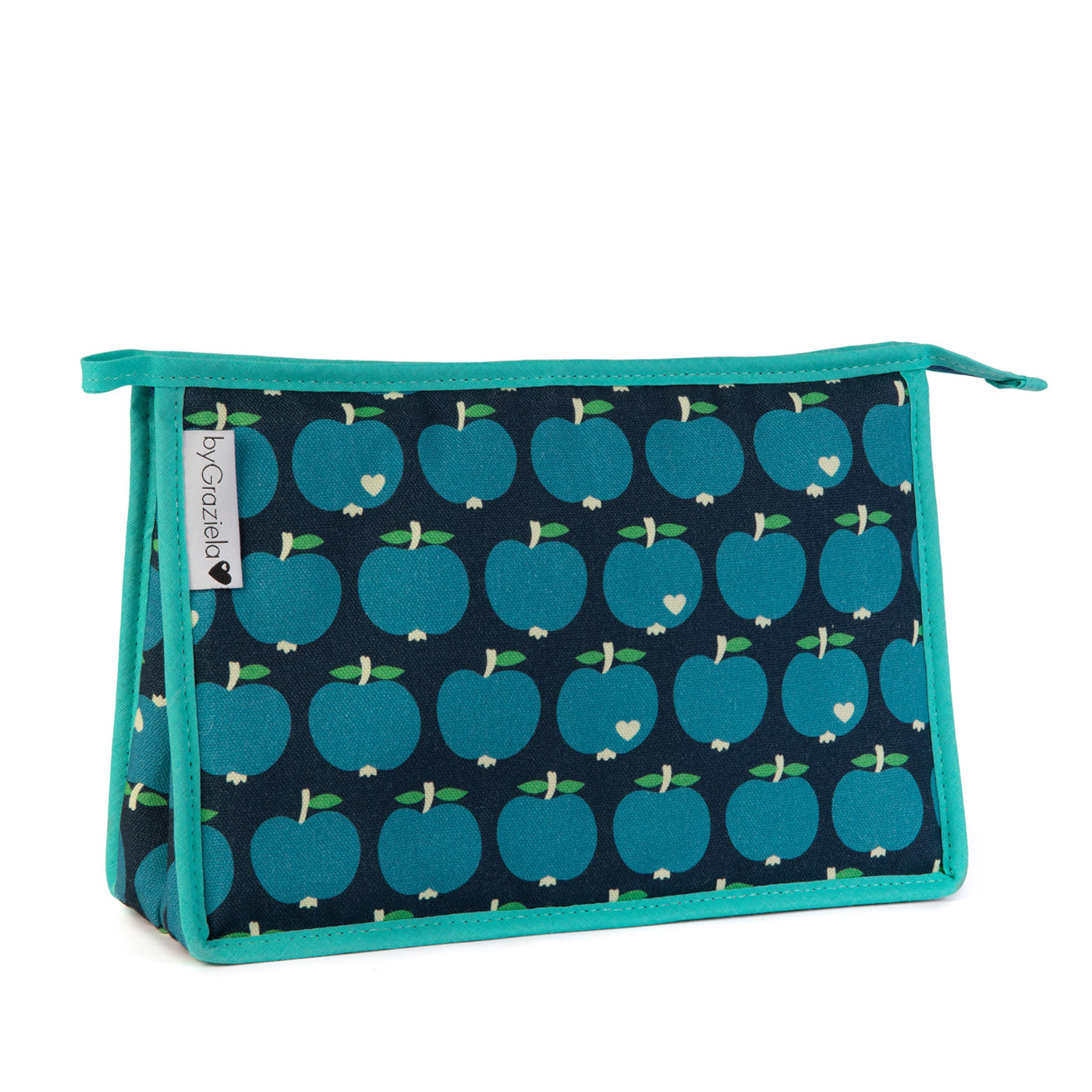 byGraziela Apfel Kulturtasche blau