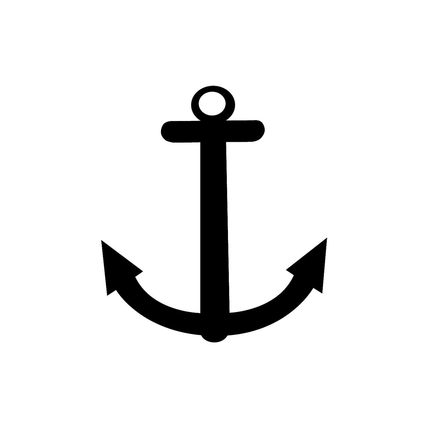 Abdruck Stempel Anker, 35 mm
