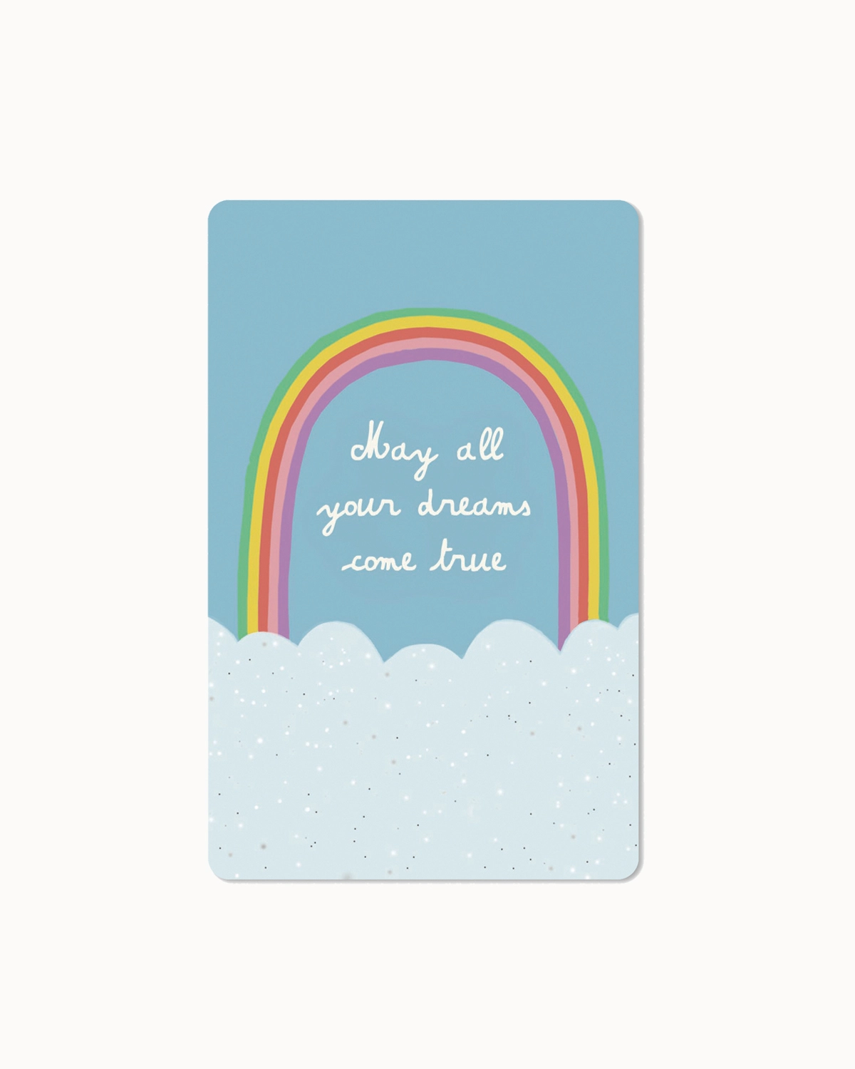 Postkarte "may all your dreams come true"