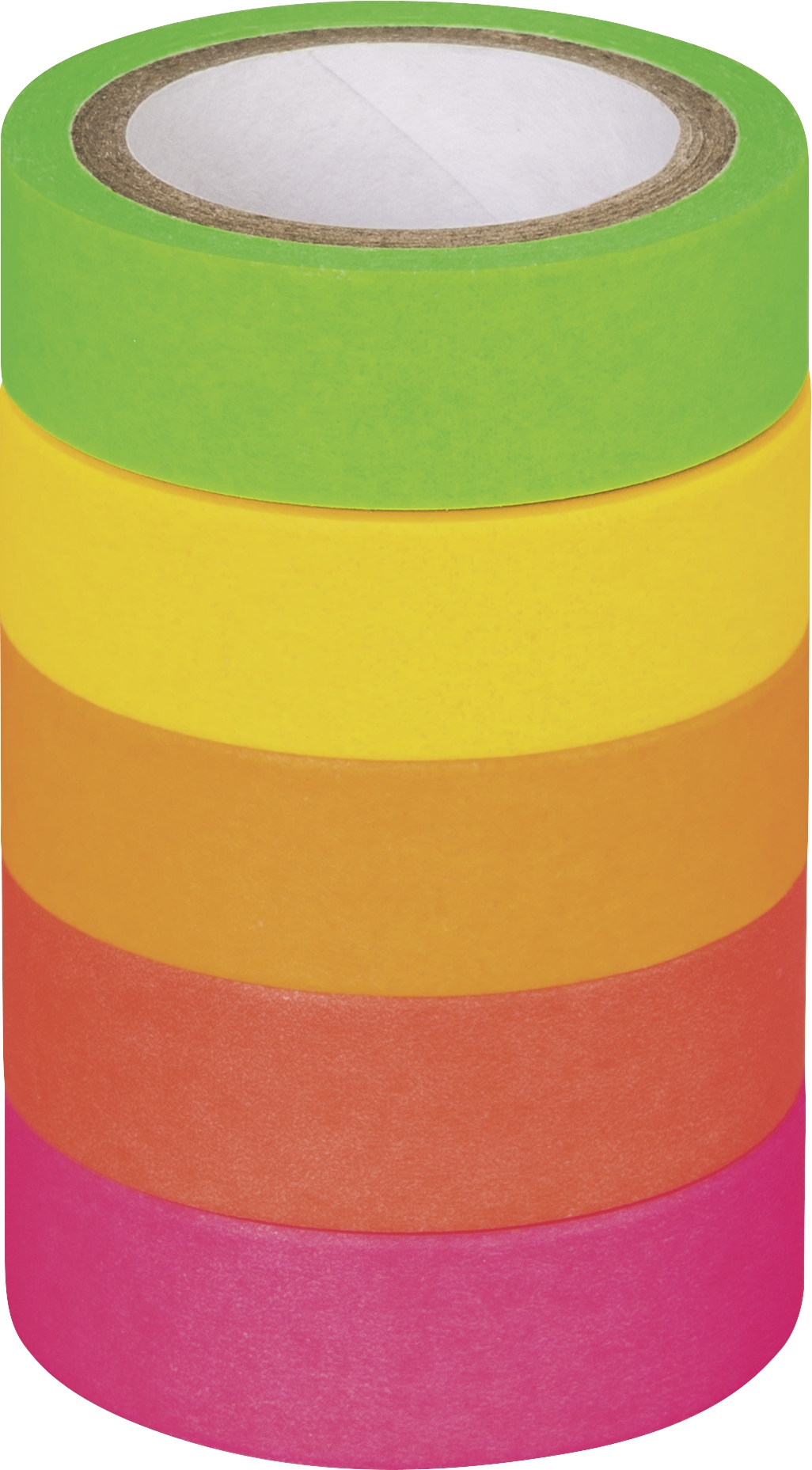 Washi-Tape/Deko-Tapes "Neon Regenbogen" matt