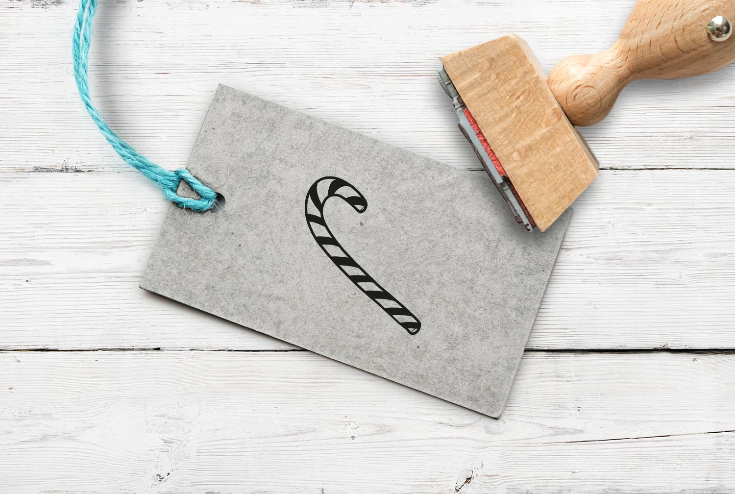 Stempel Zuckerstange/Candy Cane, 35 mm