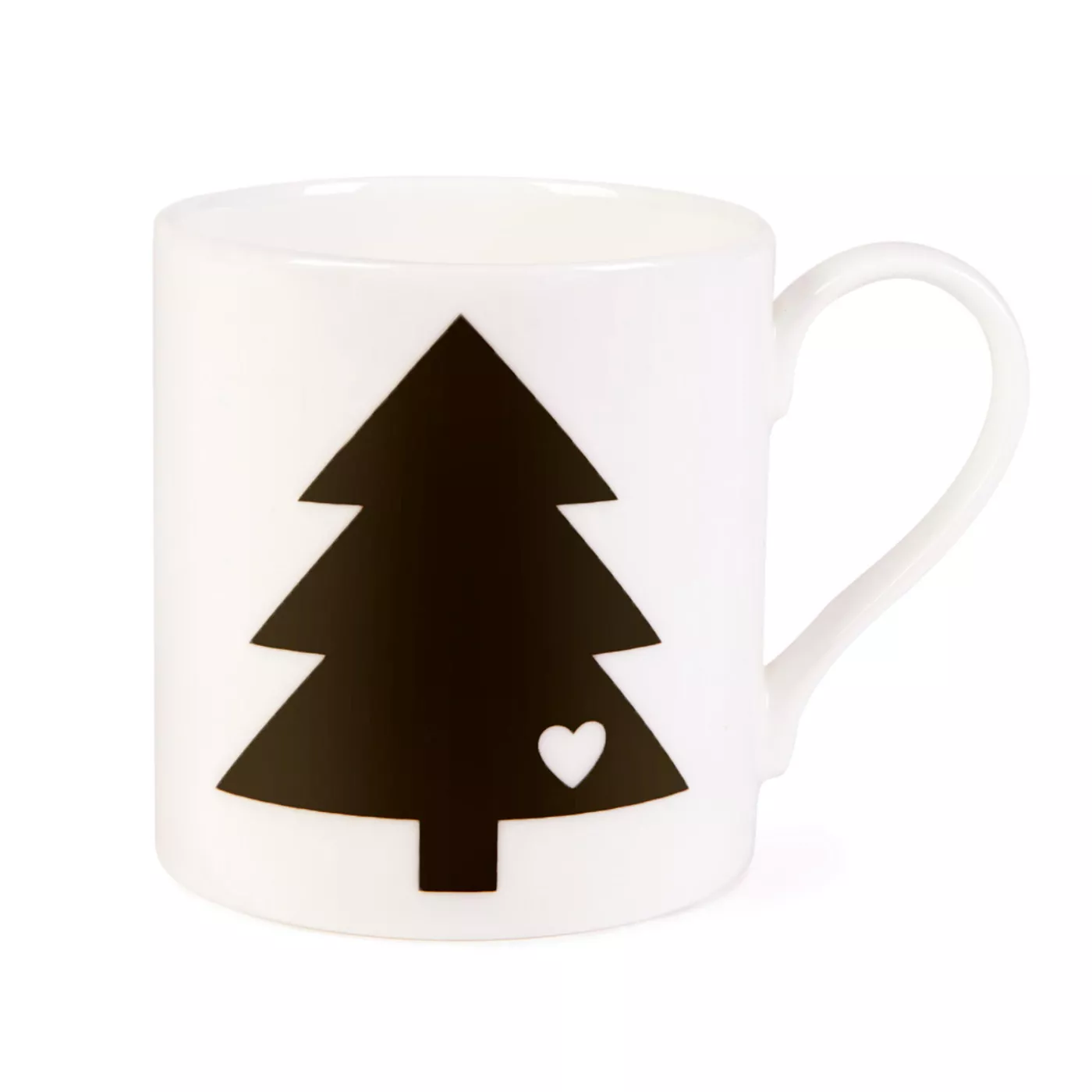 byGraziela Tasse/Becher Tannenbaum, schwarz